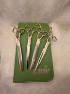 ‘KBW’ The Dolly™ Set – Pink Gold Nano Serrated & Signature Portfolio ￼(Right Handed)