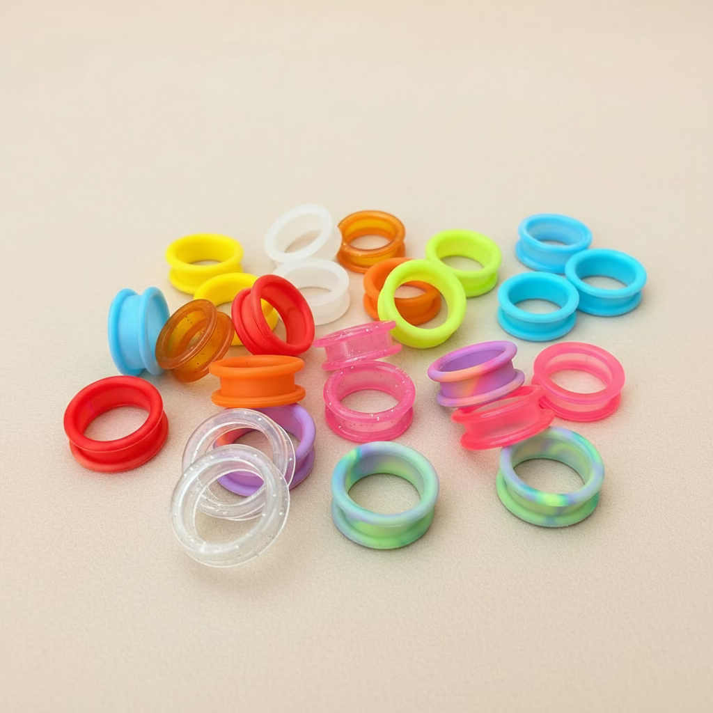 Scissor Finger Rings (soft silicone x2)