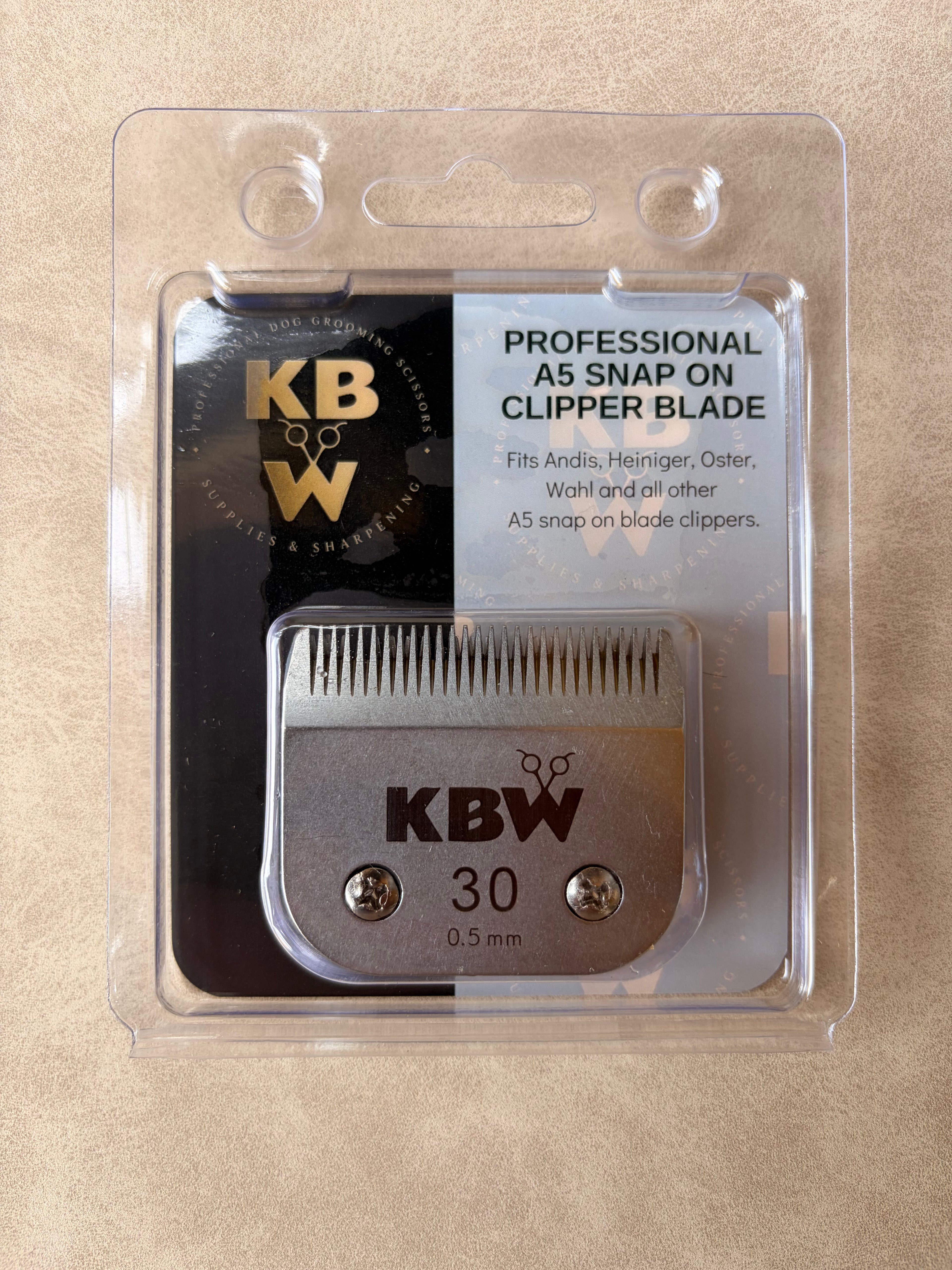 ‘KBW’ A5 Steel Clipper Blades | #30