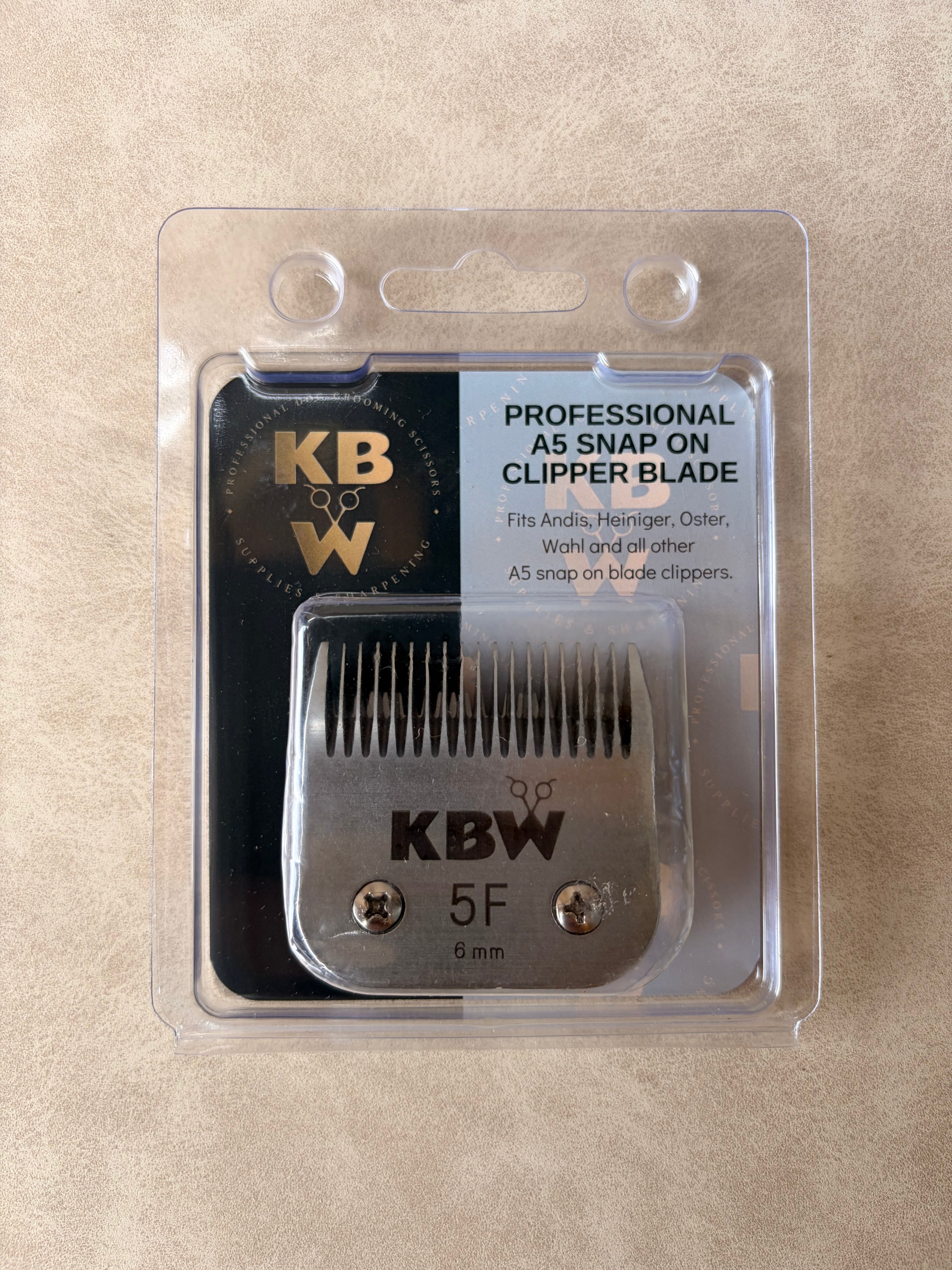 ‘KBW’ A5 Steel Clipper Blades |  5F