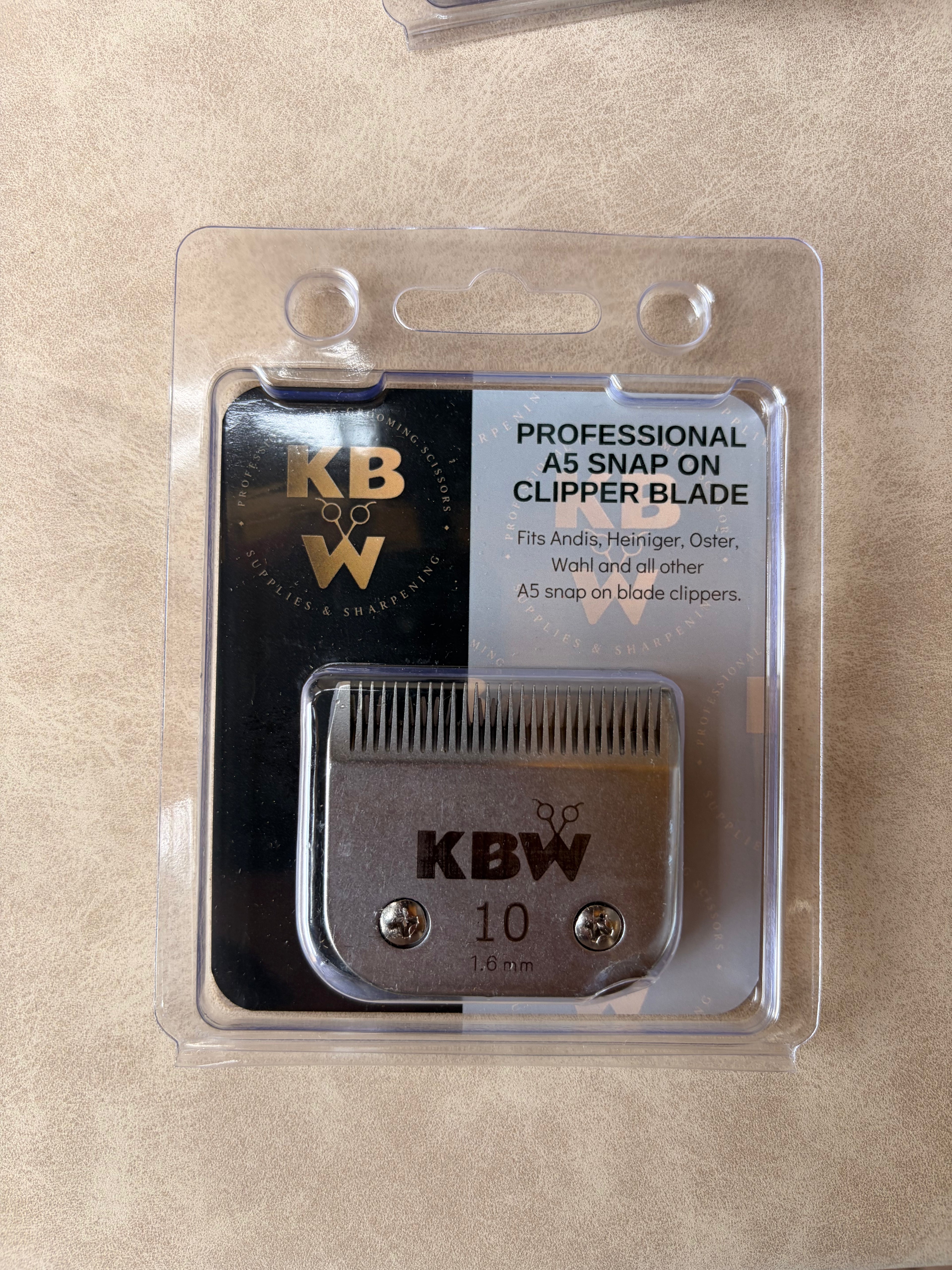 ‘KBW’ A5 Steel Clipper Blades | #10