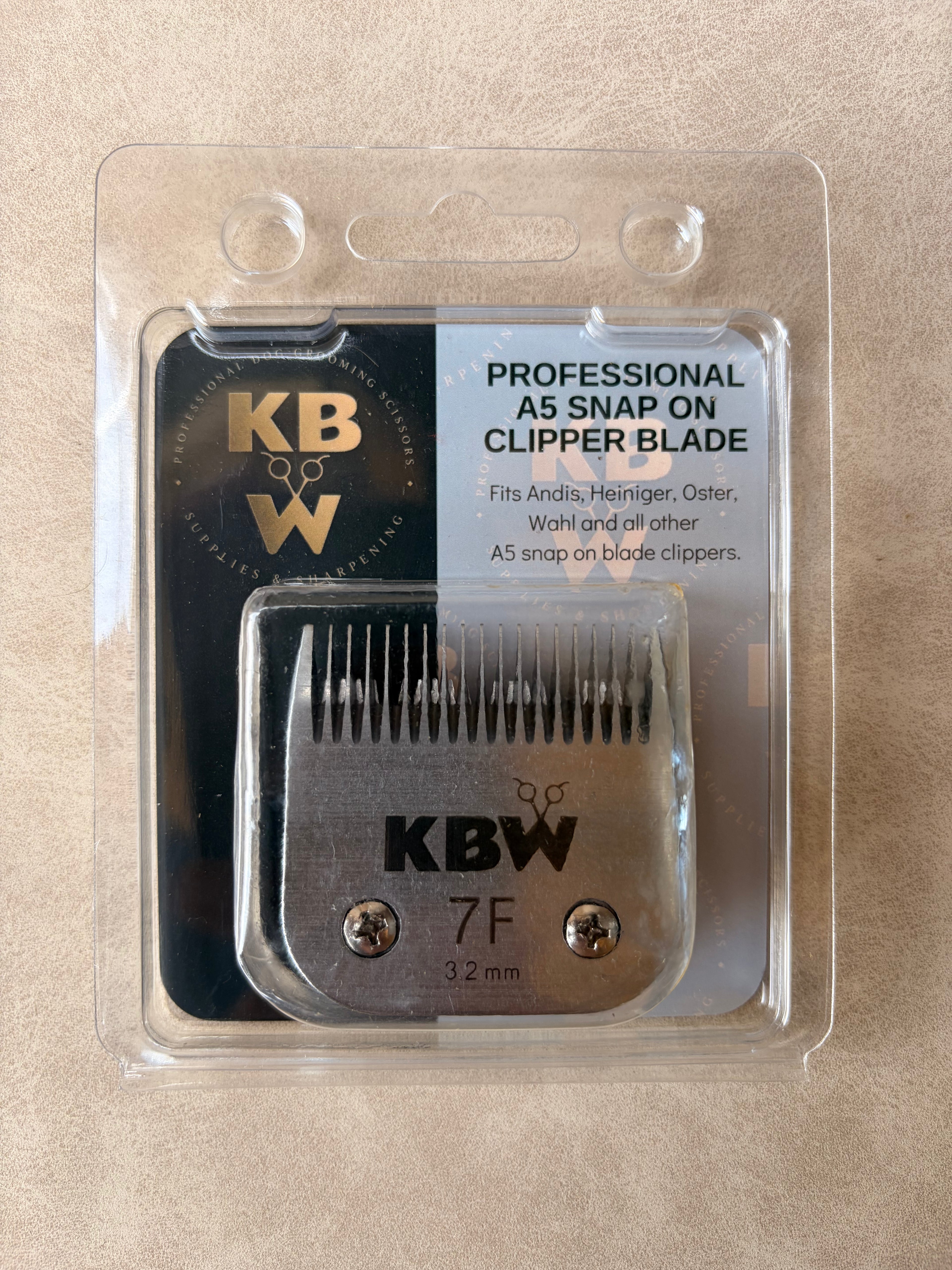 ‘KBW’ A5 Steel Clipper Blades |  7F