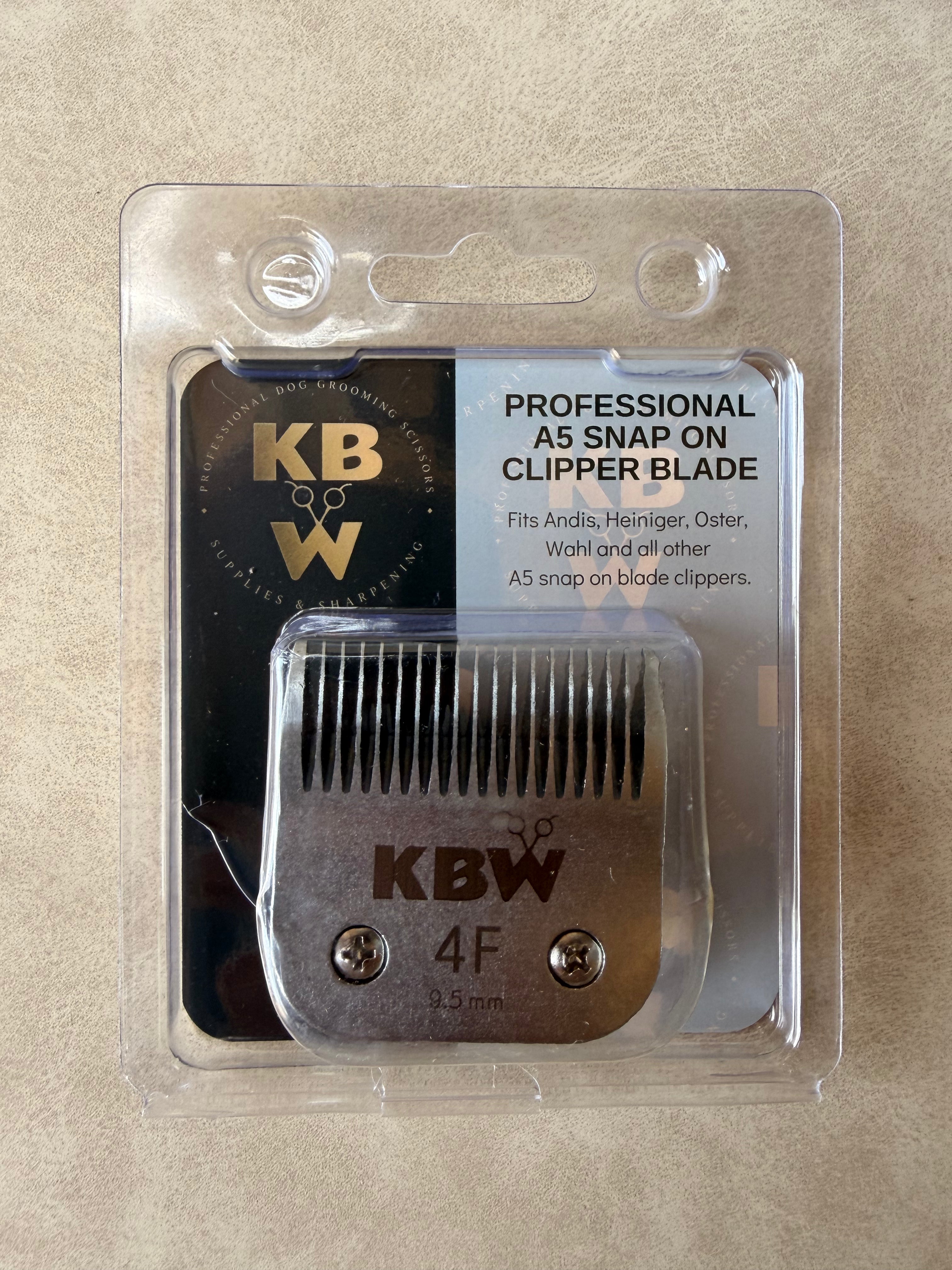 ‘KBW’ A5 Steel Clipper Blades | 4F